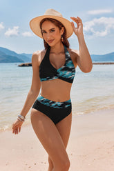 2025 New European and American Fashion Printed Swimsuit Women Sexy Bikini Vacation Beach Hot Spring Swimwear