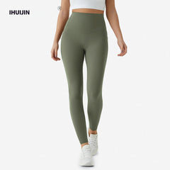 Hot Sale at AliExpress Yoga Pants Pocket No Embarrassment Line Nude Feel Trousers High Waist Hip Lift Body Shaping Leggings Quick-Drying