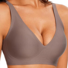 Cross-Border Exclusive Foreign Trade Women's Underwear Hot-Selling Seamless Wireless Comfortable Full-Cup Bra In Stock