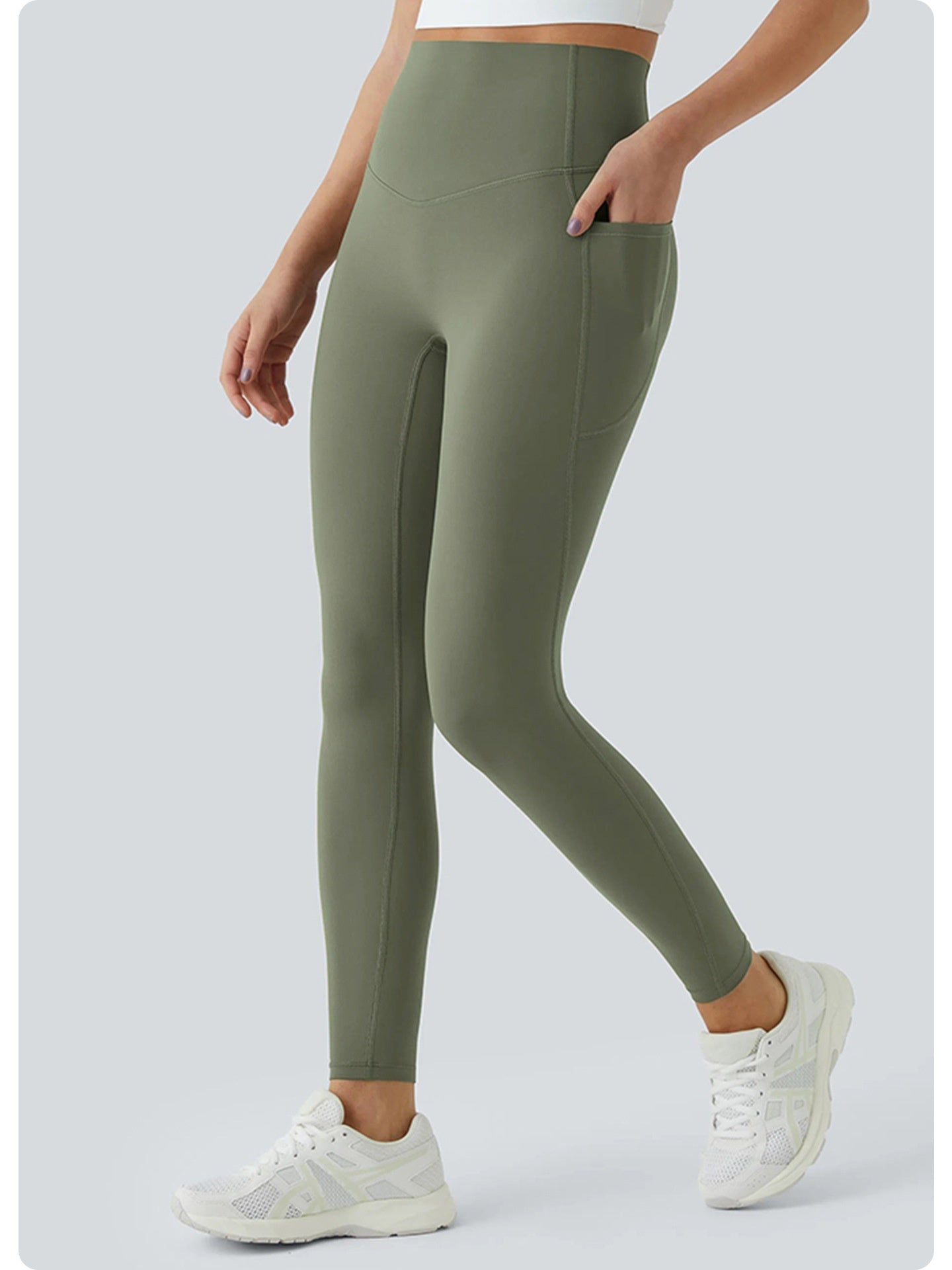 Hot Sale at AliExpress Yoga Pants Pocket No Embarrassment Line Nude Feel Trousers High Waist Hip Lift Body Shaping Leggings Quick-Drying