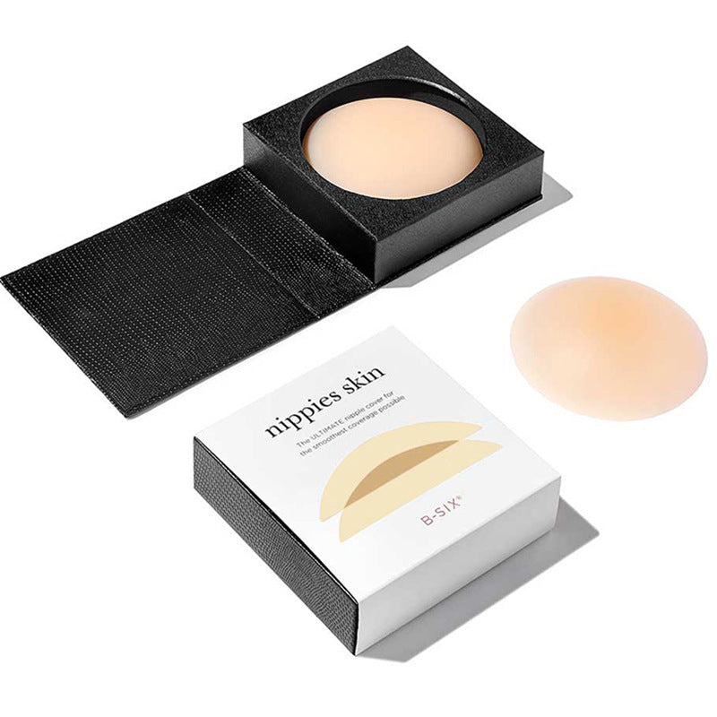 B-SIX NIPPIES Seamless Silicone Nipple Covers Wedding Dress Invisible Bra Nipple Covers Anti-Exposure Nipple Covers