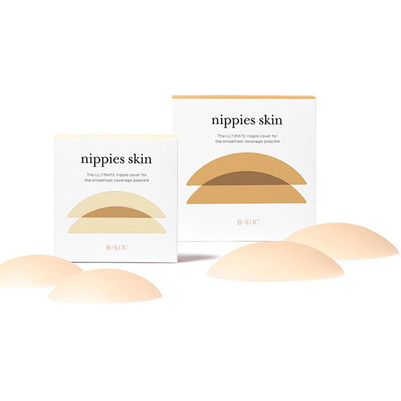 B-SIX NIPPIES Seamless Silicone Nipple Covers Wedding Dress Invisible Bra Nipple Covers Anti-Exposure Nipple Covers