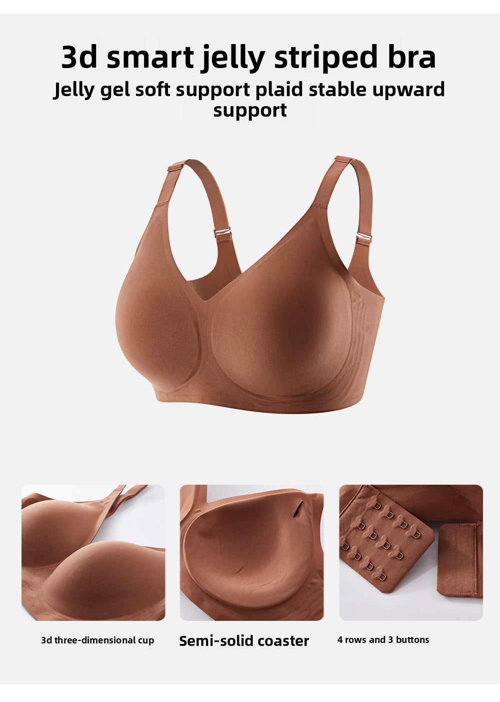 Push Up Longline Smoothing Bra