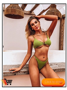 2021New Sexy Two-Piece Swimsuit for Women, European and American Bikini, Cross-Border bikini In-stock swimwear