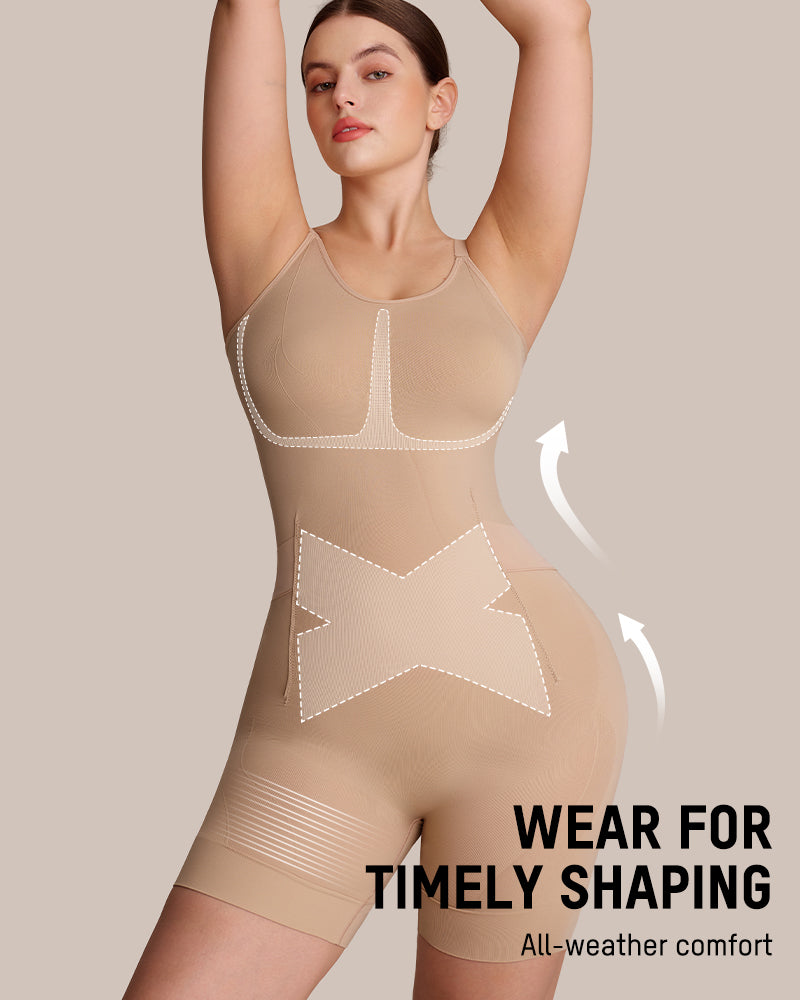 All-in-One Sculpting Bodysuit with Easy-Off Design