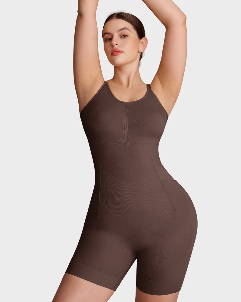 All-in-One Sculpting Bodysuit with Easy-Off Design