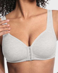 Easy-On Front Closure Wireless Support Bra
