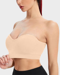 Non-Slip Bandeau Seamless Wireless Strapless Bra