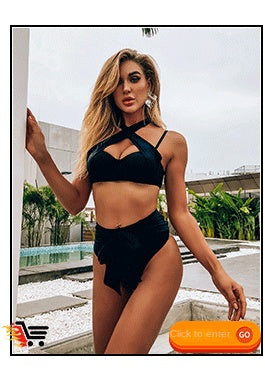 2021New Sexy Two-Piece Swimsuit for Women, European and American Bikini, Cross-Border bikini In-stock swimwear